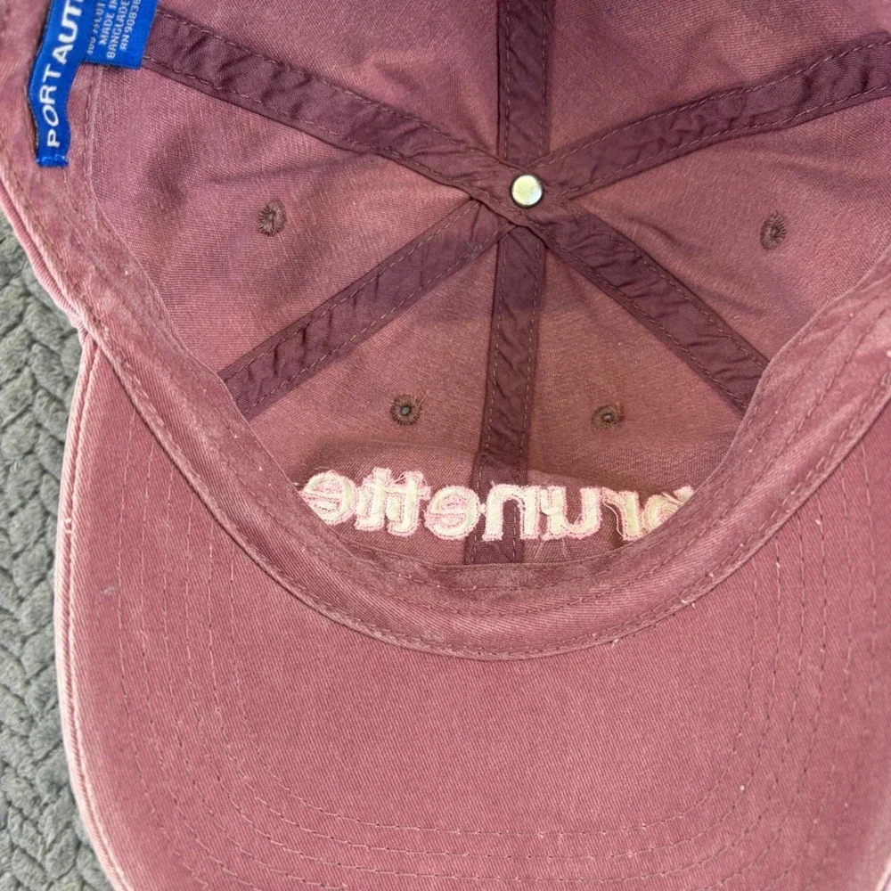 Friday + Saturday Brunette Baseball Cap Mauve Pink Port Authority Dad Hat